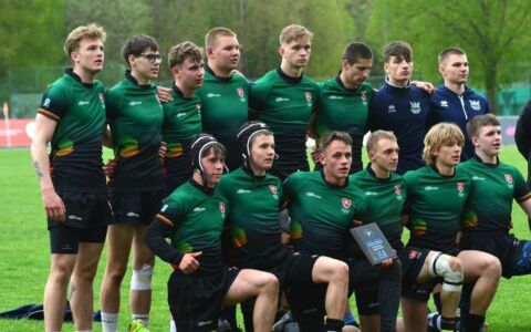 Ignas in U18 International Rugby 7’s team for Lithuania