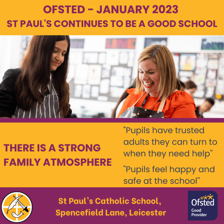 Ofsted Inspection - St Paul's Catholic School
