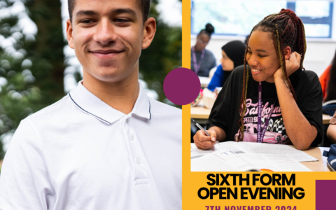 Sixth Form Open Evening - Thursday 7th November 4:30-7pm